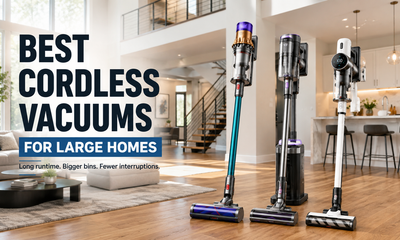 Best cordless vacuums for large homes in 2026