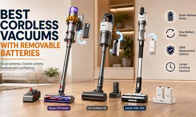 Best cordless vacuums with removable batteries in 2026