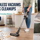 Best cordless vacuums for quick cleanups in 2026 shown cleaning crumbs, pet hair, and small dry everyday messes.