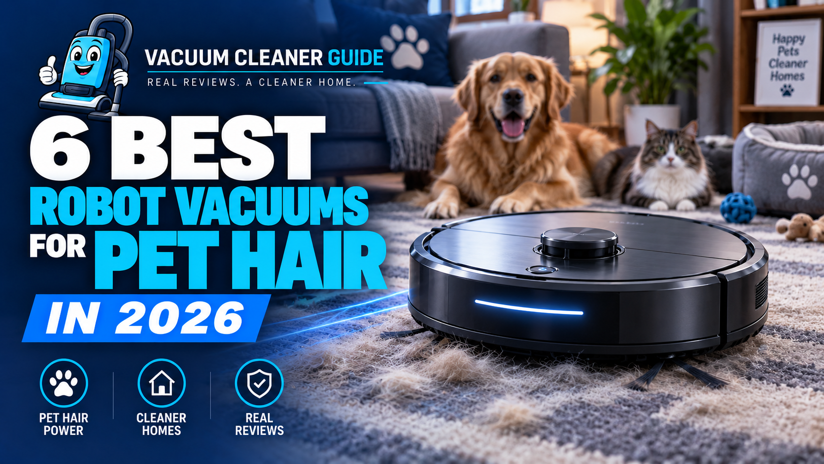Robot vacuums for pet hair