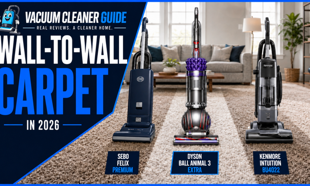 6 Best Upright Vacuums for Wall-to-Wall Carpet in 2026