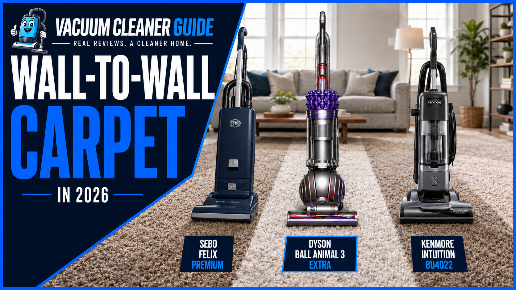6 Best Upright Vacuums for Wall-to-Wall Carpet in 2026