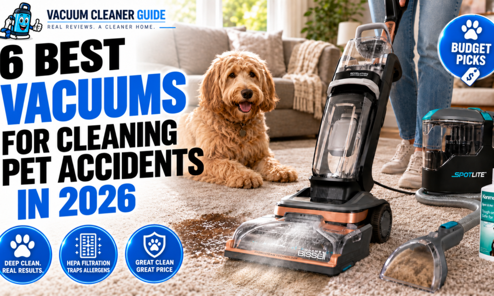 6 Best Vacuums for Cleaning Pet Accidents in 2026