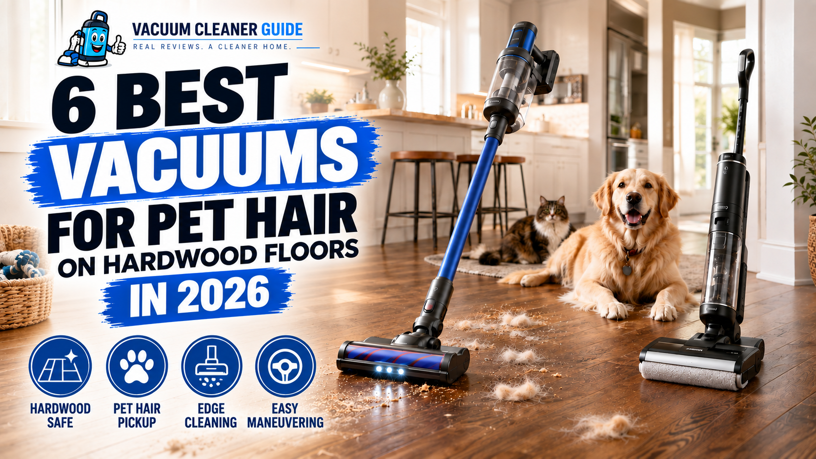 6 Best Vacuums for Pet Hair on Hardwood Floors in 2026
