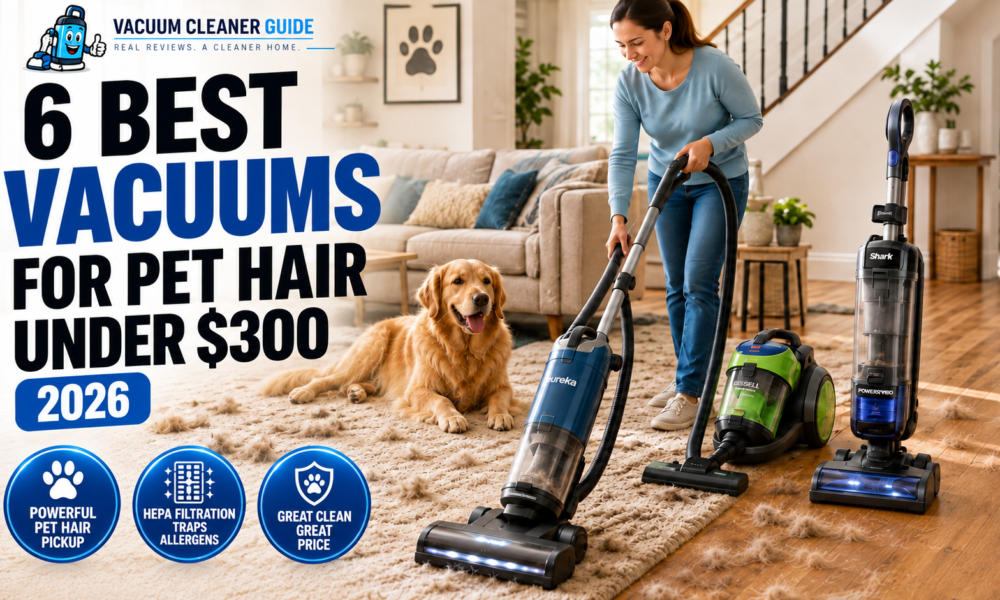 6 Best Vacuums for Pet Hair Under $300 in 2026