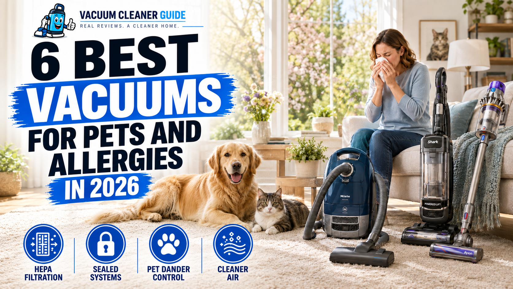 6 Best Vacuums for Pets and Allergies in 2026