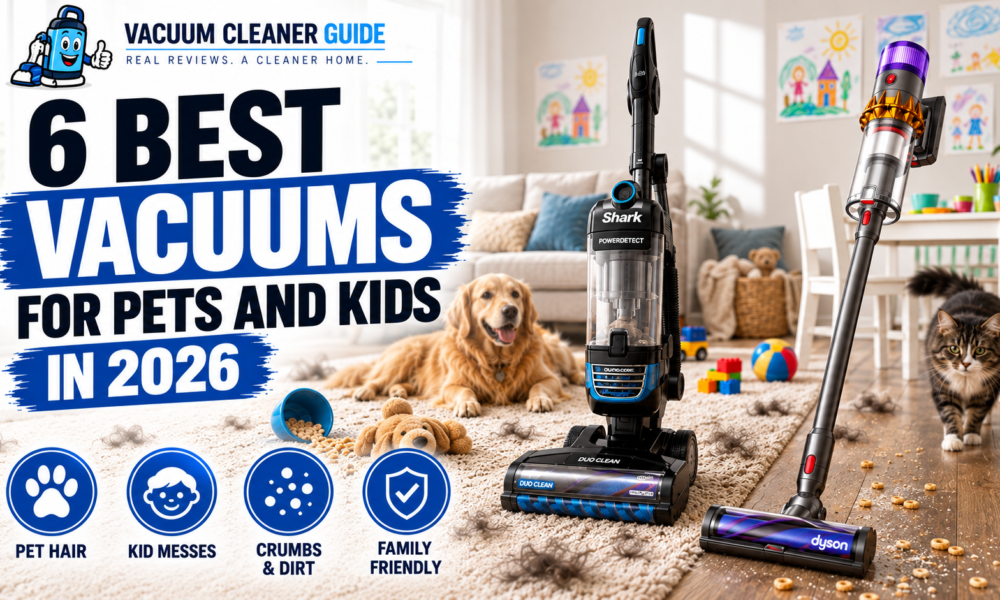 6 Best Vacuums for Pets and Kids in 2026