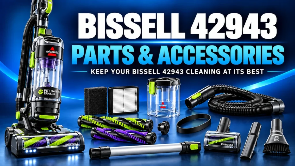 BISSELL Pet Hair Eraser DualBrush 42943 parts and accessories guide