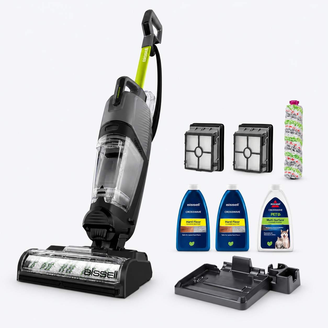 BISSELL CrossWave HydroSteam Deluxe 3515G wet-dry floor cleaner.