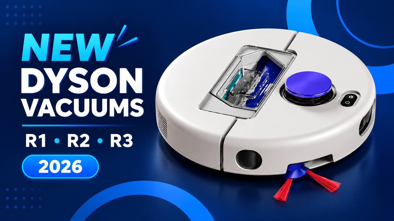New Dyson vacuums for 2026 including the Nurovi R1, R2 and R3