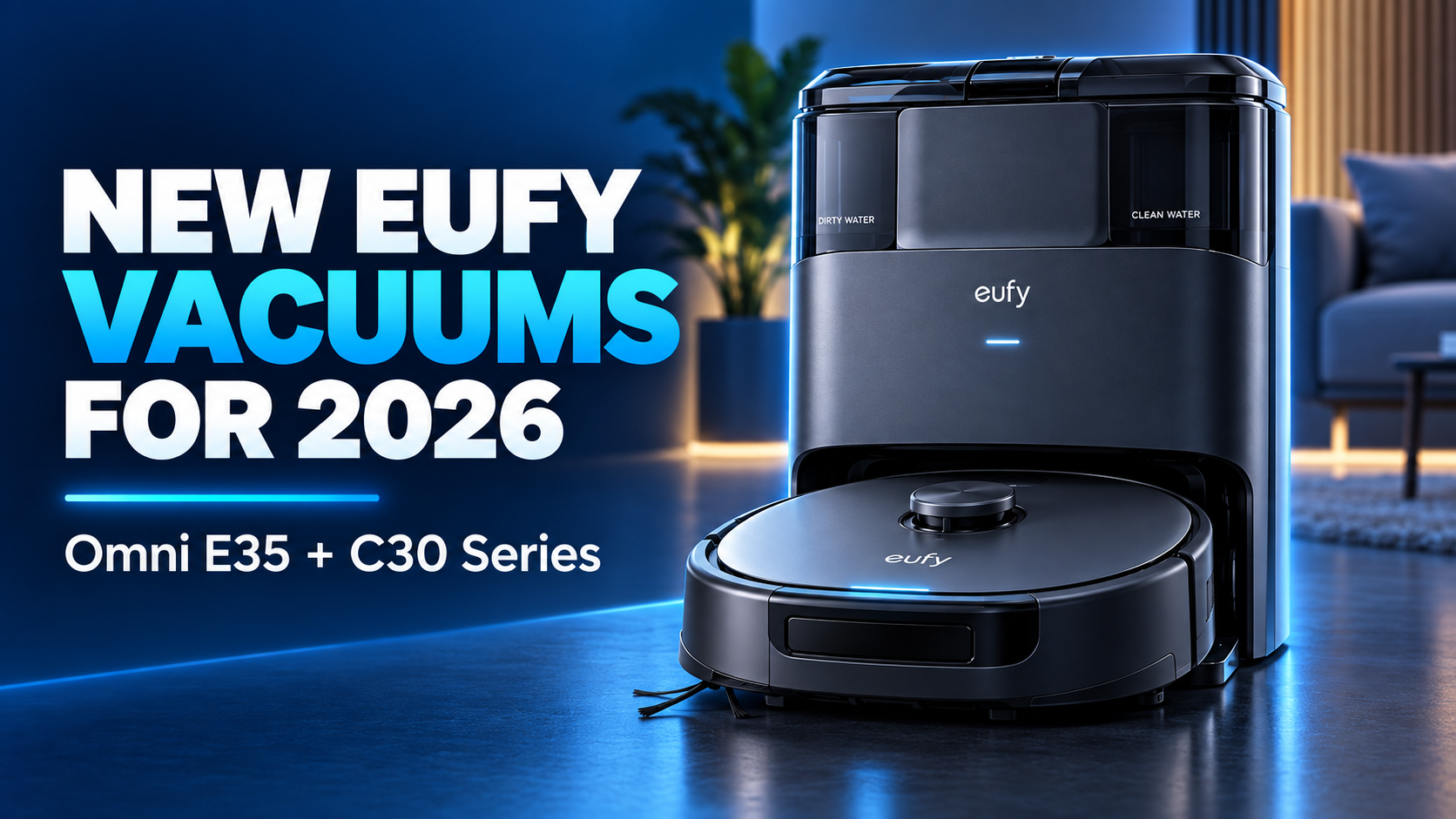 New eufy vacuums for 2026 featuring the Omni E35 and C30 Series
