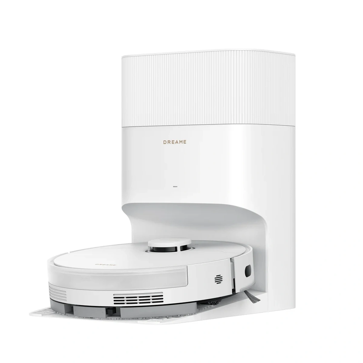 Dreame D20 Plus robot vacuum with docking station