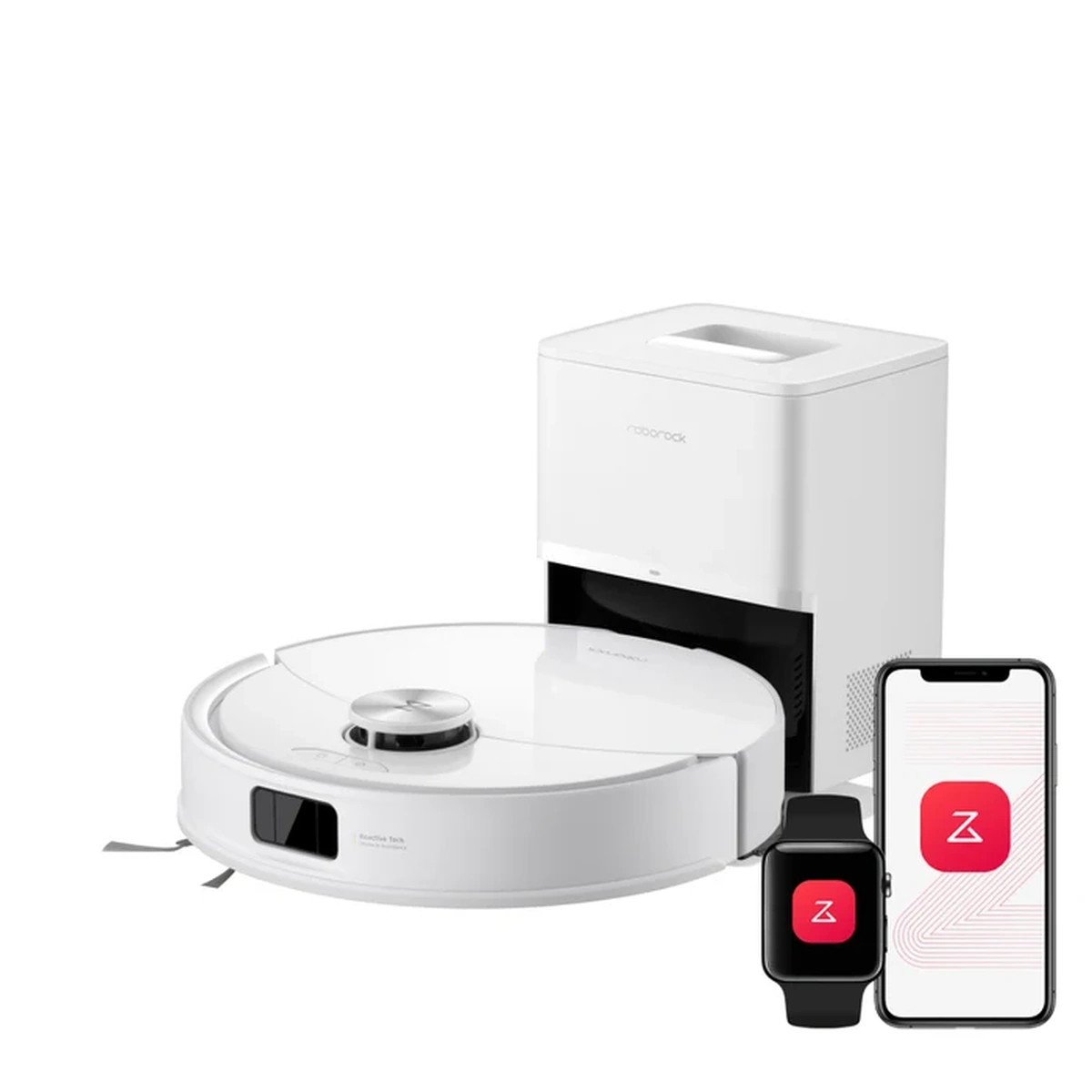 Roborock Q10 S5+ robot vacuum with docking station