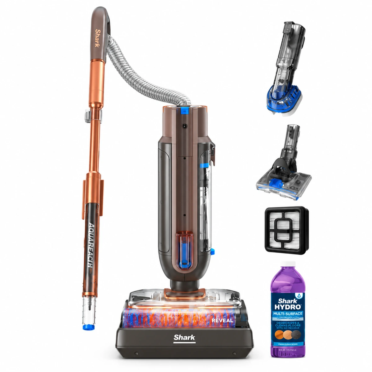 Shark AquaReach Pro WD561 floor-to-ceiling vacuum mop.