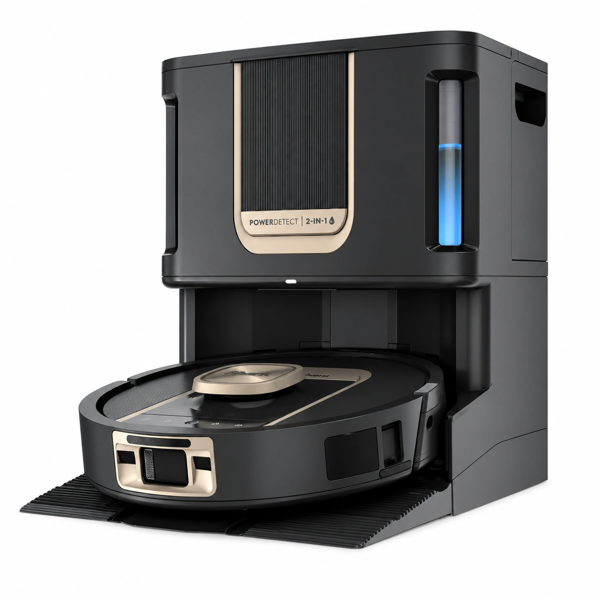 Shark PowerDetect ThermaCharged NeverTouch Pro RV2920XE robot vacuum with docking station