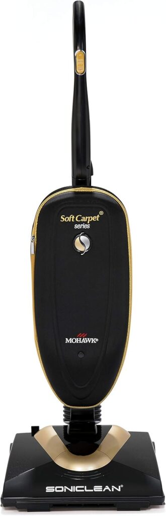 Soniclean Soft Carpet Upright SFC-7000 upright vacuum for high-pile carpet and deep-pile rug cleaning.