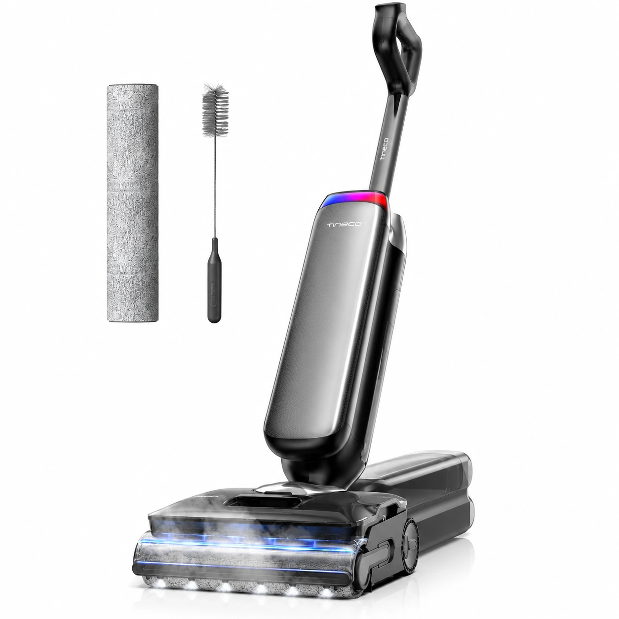 Tineco FLOOR ONE S9 Artist Steam Pro wet dry vacuum with roller and cleaning brush