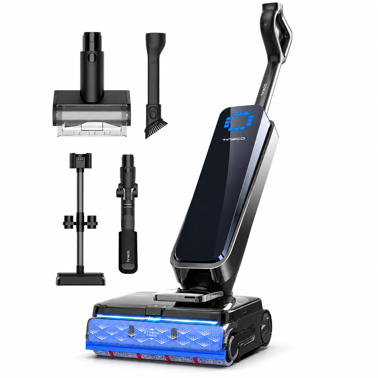 Tineco FLOOR ONE Station S9 Scientist Pro wet dry floor cleaner with refresh station system