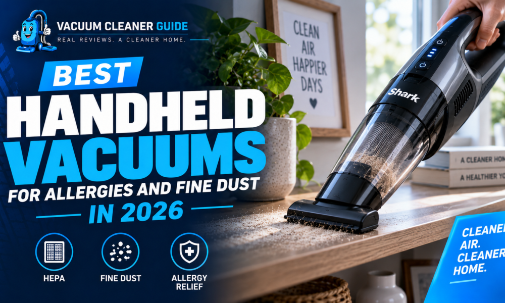 4 Best Handheld Vacuums for Allergies and Fine Dust in 2026