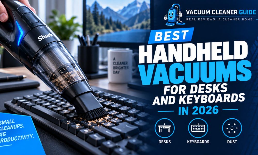 Best handheld vacuums for desks and keyboards featured image