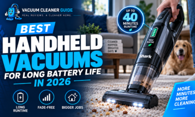 Best handheld vacuums for long battery life featured image