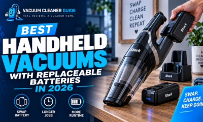 Best handheld vacuums with replaceable batteries featured image
