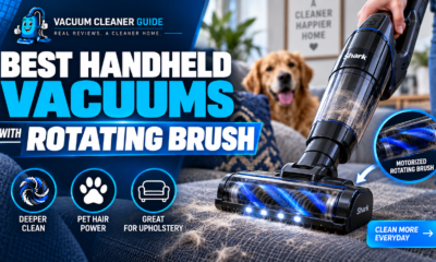Best handheld vacuums with rotating brush featured image