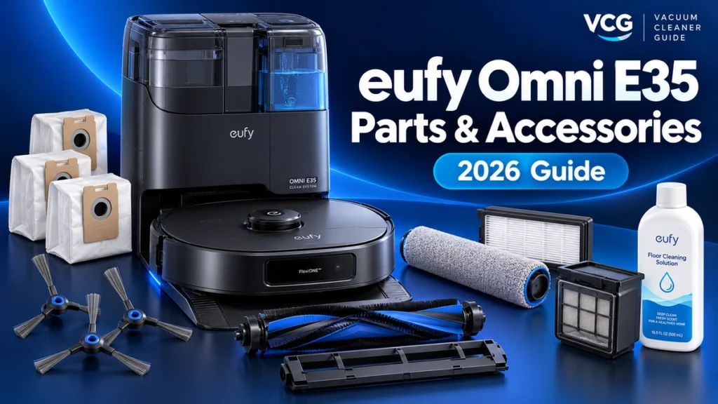 eufy Robot Vacuum Omni E35 parts and accessories guide