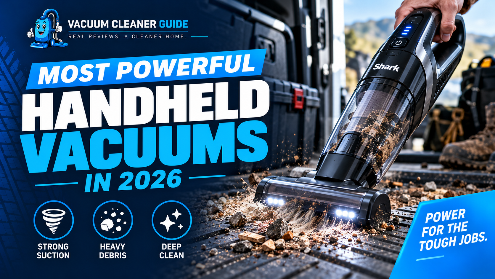 Most powerful handheld vacuums featured image