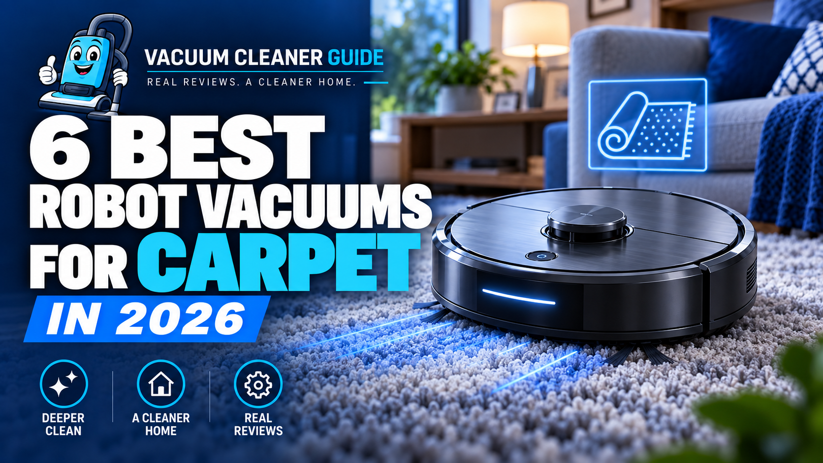 Robot vacuums for carpet
