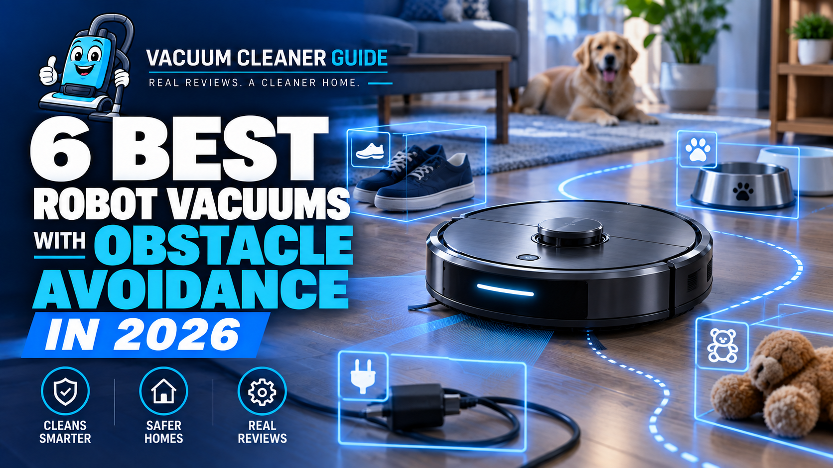 Robot vacuums with obstacle avoidance
