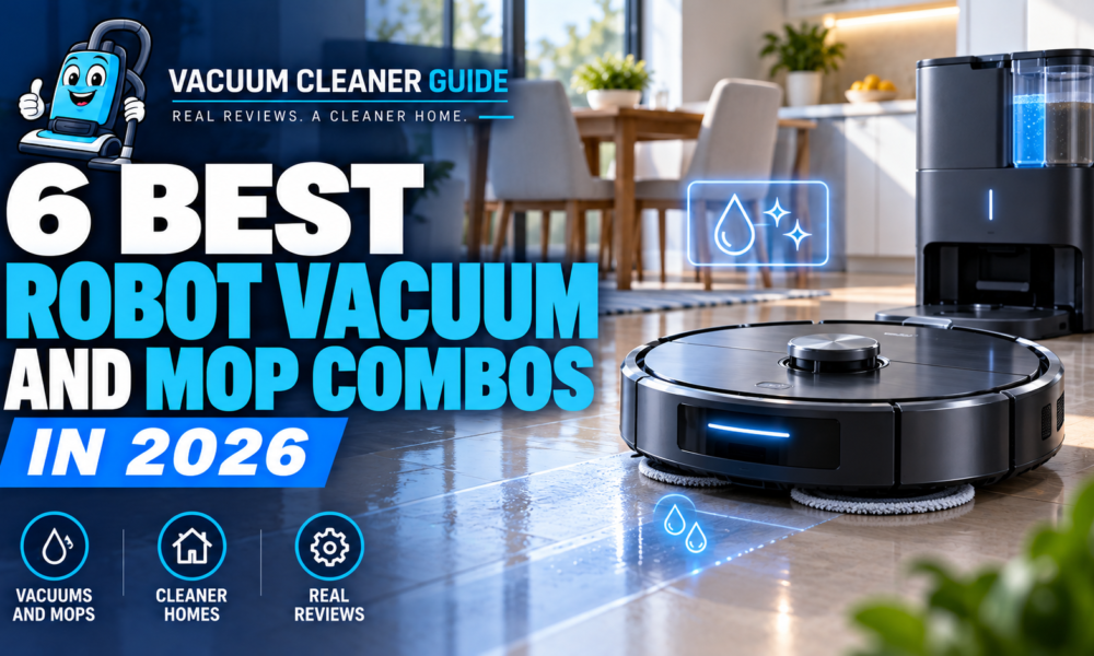 Robot vacuum and mop combos
